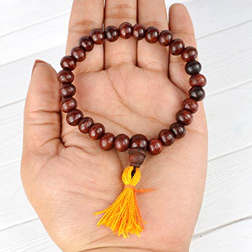 Image of Reiki Crystal Products Natural Crystal Stone 8 mm Round Bead Bracelet for Men & Women | Stretchable Gemstone Bracelet for Meditation, Yoga, Reiki & Daily Wear