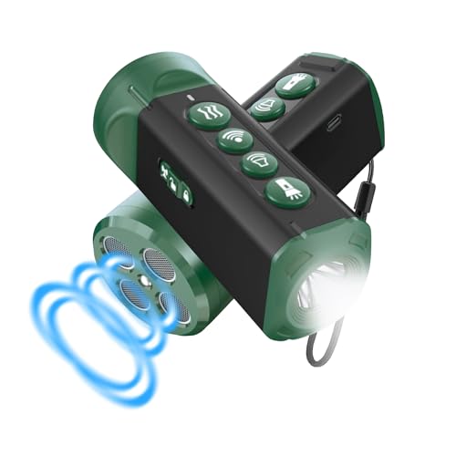 BOKKY 6-in-1 Anti Barking Device for Dogs with 3X Sonic Emitters Convertible Waterproof Dog Bark Deterrent of 4 Ultrasonic Heads Up to 32FT Long - Safe for Dogs Training - Indoor & Outdoor