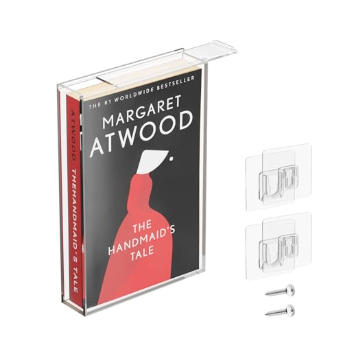 Clear Display Case for Trade Paperback, Acrylic Trade Paperback Frame Wall Mount, Collectible Paperback Book Storage, UV-Protection Display Showcase (8.15'' x 5.4'' x 1.1'')