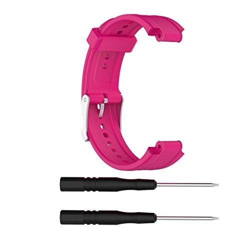 Correa de repuesto de silicona con herramientas para Garmin Forerunner 25 Watch Mujer Correa Cover