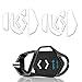 Produktbild Hyperslides Mausfüße, abgerundete abgerundete Kanten, für Logitech G502 HERO, Proteus Spectrum RGB Gaming-Mausfüße (0,8 mm, Smooth Glide, Pure White PTFE) Pro Performance Upgrade