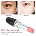 ZJchao Face Massager, Lipstick Massager Portable Black Lipstick Shape Vibration Face Massage Wand Handheld Eye Massager to and Firm Skin Eye Wand for Eye Women Daily Skincare Tools