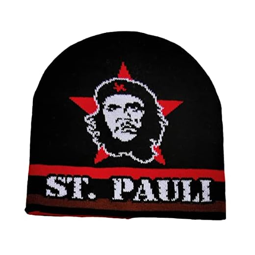 Generisch St. Pauli Che Guevara 1910 - Gorro de lana, amarillo, 59