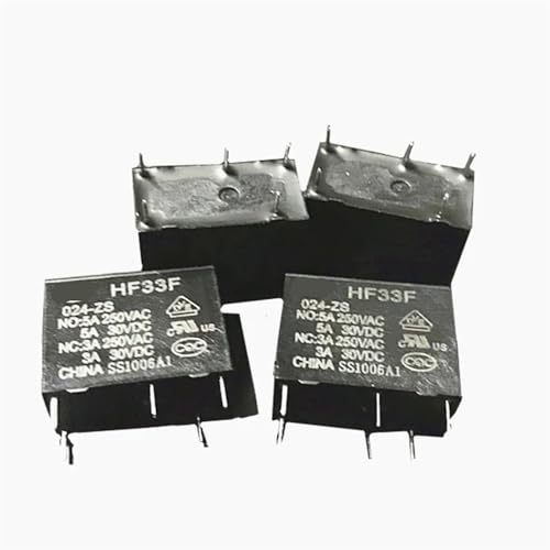 Relais HF33F 024-ZS 24VDC commande commutateur 5A 5PIN pour domotique