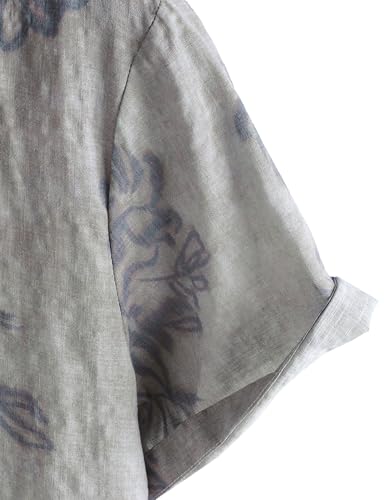 Image of VATPAVE Mens Casual Hawaiian Floral Shirts Short Sleeve Button Down Tropical Shirts Beach Summer Shirts