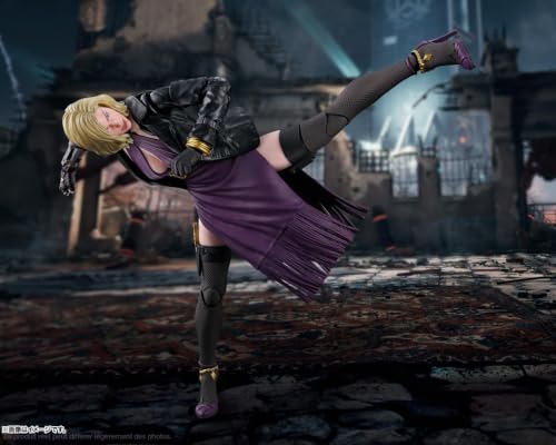Figurine Nina Williams Tekken 8 SH Figuarts avec lunettes et pistolets – photo 6