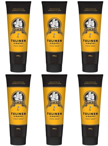 AURAN ISO Mustard hot tulinen 275g FINLAND (SET OF SIX) image 5