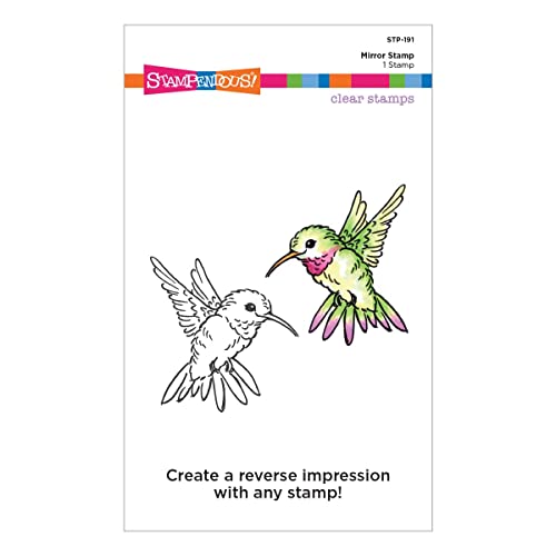 Tampon miroir transparent Spellbinders Stampendous inverser vos motifs de tampons