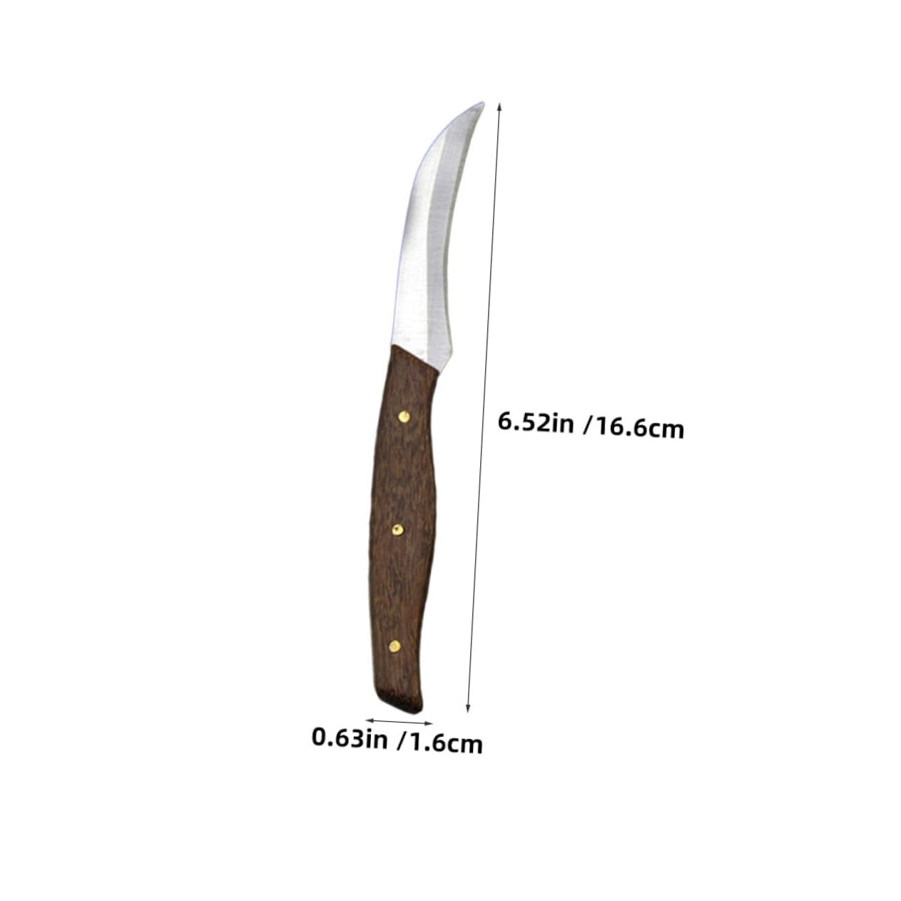 COLLBATH 1Set Kitchen Cutters Stainless Steel Fruit Carving Knives for Beautiful Fruit Platters Easy to Clean for Home and Restaurant Use