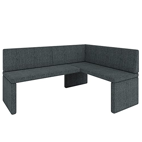 Eckbank Akiko Corner Bench - Eckbankgruppe für Ihrem Esszimmer, Küche modern, Sitzecke, Essecke. Perfekt für Küche, Büro und Rezeption. Solide und Starke Verarbeitung. (INARI 96, 168x128cm rechts)