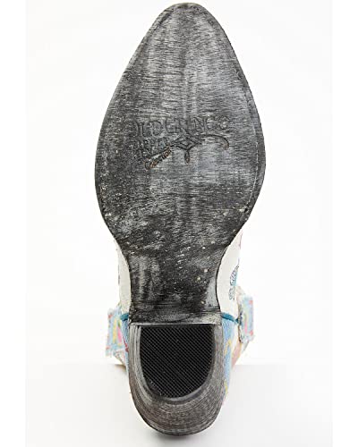 Yippee Ki Yay By Old Gringo Women's Heirloom Short Embroidered Patchwork Booties White 7 M #TOP6