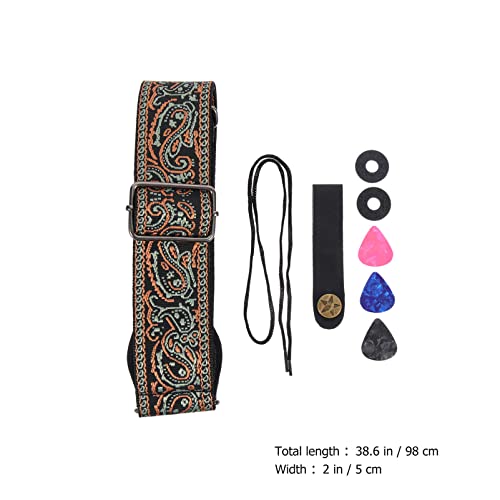 Milisten 1 ensemble de sangle exquise accessoires Braveur de guitare de guitare pratique - Les Beatles, Paul McCartney, John Lennon, RIngo Starr, George Harrison Milisten 1 ensemble de sangle exquise accessoires Braveur de guitare de guitare pratique – Image 6