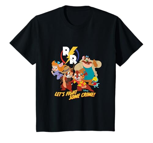 T-shirt Tic et Tac Disney pour enfant motif Let's Fight Some Crime