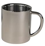 Doble pared Fox Outdoor - Taza (pared doble, 250 ml, acero inoxidable)