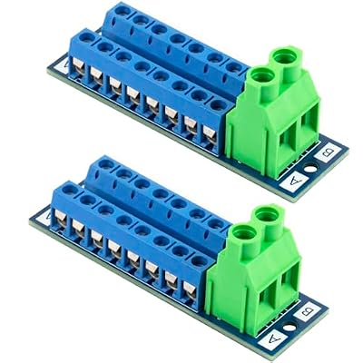 30Amp 48V 2x8 Position Terminal Block Distribution Module (2pcs)