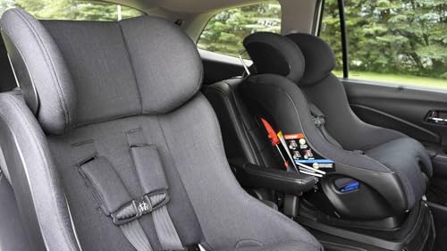 Clek Foonf Convertible Car Seat with Rigid Latch, Crumple Zone Safety System, Adjustable Headrest, Reclining Design, Anti-Rebound Bar & Flame Retardant-Free (Mammoth) - Thumbnail 4