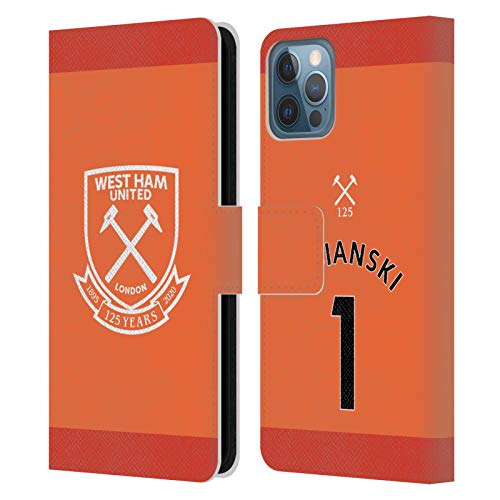 Head Case Designs �������C�Z���X �E�F�X�g�n�� ���i�C�e�b�h FC ?ukasz Fabia?ski 2020/21 Players Away Kit ���U�[�u�b�N�E�H���b�g�P�[�X�J�o�[ Apple iPhone 12 / iPhone 