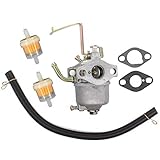 AISEN Carburetor for 60338 66619 69381 Harbor Freight Chicago Electric Storm CAT 700 800 900 Watts 63cc 2HP Generator Fuel Filter