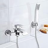 mischbatterie badewanne wechseln kosten 🛀Hochwertiger Wasserhahn - Dank der hochwertigen deutschen Keramikkartusche ist die Badewanne Armatur für eine lange Haltbarkeit garantiert, keine wasser leckage, verschleißfest, sparen 30% Wasser.