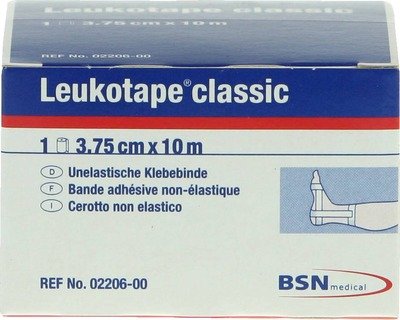 Protégez vos articulations avec Leukotape Classic 3,75 cm x 10 m blanc