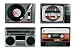 Produktbild Out of the Blue - Nostalgisch Retro HIFI Retro Esstisch Elemente, Polypropylen, 29 x 0,9 x 40 cm (Farbe sortiert)