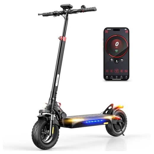 iScooter iX3 Electric Scooter Adults, 10" Off Road Pneumatic Tubeless Tires, 800W Motor E-Scooter Up to 25 Miles Range, 25MPH Top Speed, Adjustable Handlebar Height, Foldable Scooter with APP