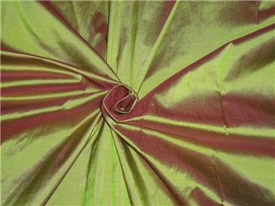 Tissu taffetas de soie bicolore rigide pour structurer des volumes en haute couture TAF84