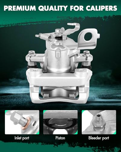 Image of SCITOO 2PCS Rear Left & Right Calipers 19B3797 19B3796 Brake Calipers Assembly With Bracket Fit For Pontiac For Vibe 2009-2010 | For Toyota For Corolla 2009-2011 2014-2019 | For Matrix 2009-2014