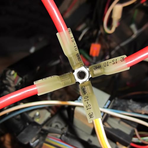 Conectores de cable termorretráctil de 4 vías para instalaciones eléctricas en exteriores 6