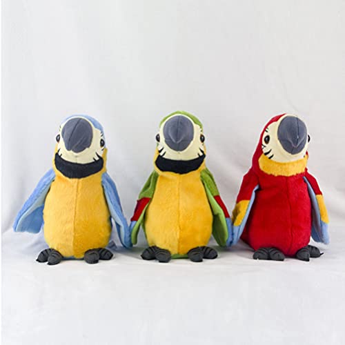TOYANDONA Falando Repete Papagaio Que Você Diz Animais Brinquedo Papagaio de Repetição Educacional F