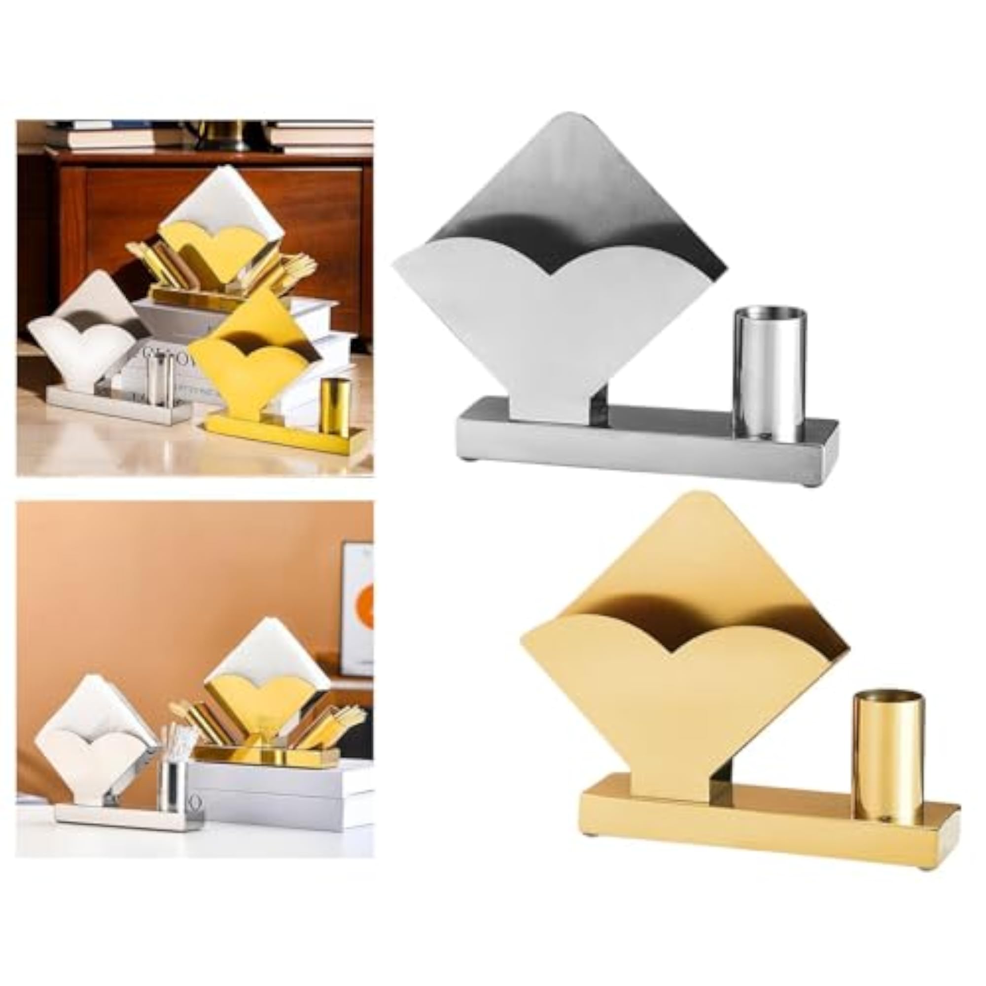 Decorative Napkin Holder Stand for Countertop