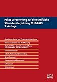 Paket Vorbereitung auf die schriftliche Steuerberaterprüfung 2018/2019