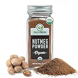 Geo-Fresh Organic Nutmeg Ground Powder, 1.76 oz (50g) - Ground Nutmeg for Baking & Cooking - Premium Nutmeg Powder Organic - USDA Certified Organic - Non-GMO, Kosher & Gluten-Free - Aromatic & Freshly Sourced