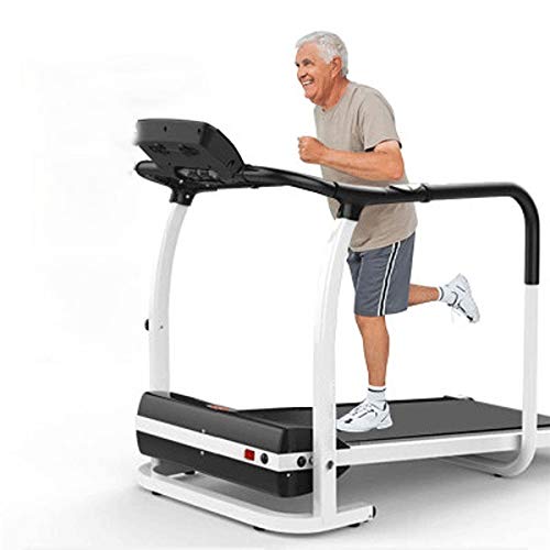 Image of Treadmill Safety handrail Folding Running Machine Electric Treadmill Home Multi-Function Middle-Aged and Elderly Walking Machine
