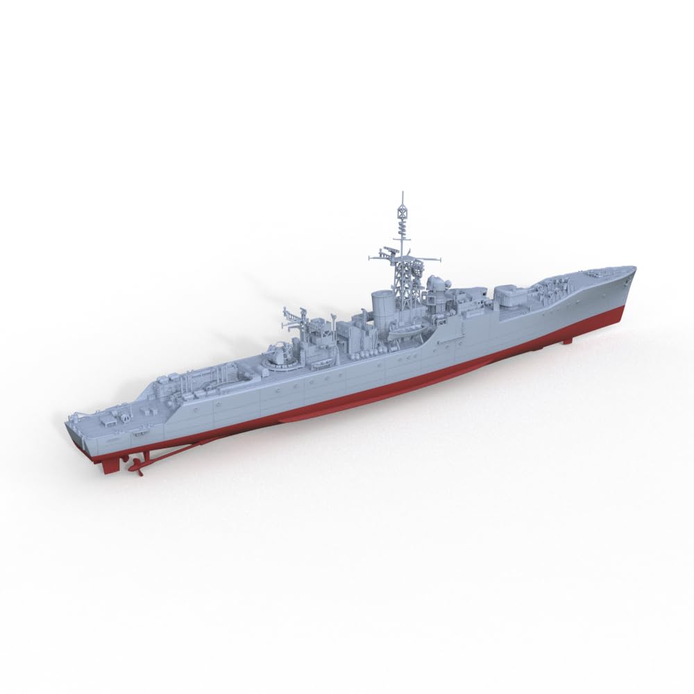 MRY-SFW SSC300629S-A 1/300 zestaw do budowy modelu wojskowego HMS klasy Whitby, fregata pełna kadłub