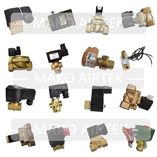 Com um conjunto de válvula de admissão de válvula solenoide - MAKO AIRTEK - Serve para compressor de