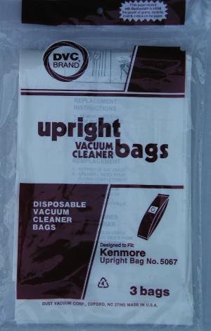 Kenmore 5067 Vacuum Bags- 3 Pack