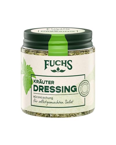 Fuchs Gewürze - Kräuter Dressing Würzmischung | Für selbstgemachtes Salatdressing mit Minze & Zwiebel | Dressing Würzmischung in Premium-Qualität | 60 g im wiederverschließbaren Gewürzglas