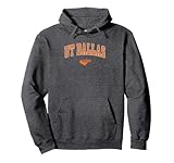 Texas Dallas Comets Arch Over Officially Licensed Pullover Hoodie