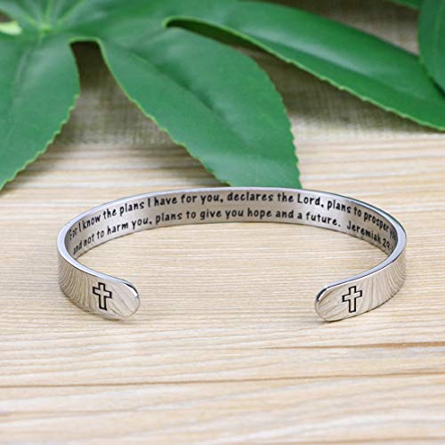 Religious Gifts For Women Christian Bracelet Inspirational Bible Verse Christmas Jewelry #TOP3