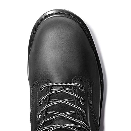 Timberland PRO Men's Pit Boss 6 Inch Steel Safety Toe Industrial Work Boot, Black-2024 New, 15 W