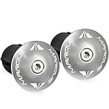 MARQUE Alloy ENZ Handle Bar End Plugs – 2PCS per Set (Silver)