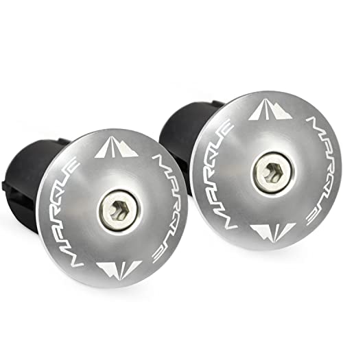 Marque Alloy Enz Handle Bar End Plugs – 2PCS per set (Silver)