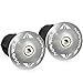 MARQUE Alloy ENZ Handle Bar End Plugs – 2PCS per Set (Silver)