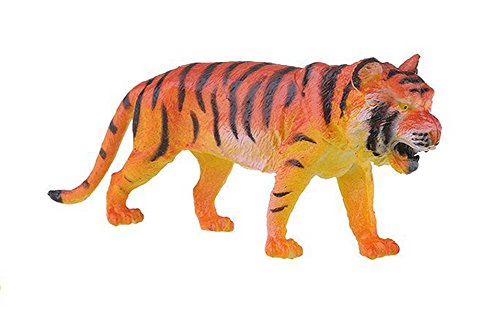 Lchen Safari Animals Figures, 4" Zoo Safari Plastic Figurine Model Decoration With Tiger Leopard Lion Giraffe Zebra Elephant (Pack Of 6) #TOP1