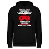 Nerds & Geeks - Wenn du Dieses T-Shirt lesen Kannst Gamer - 4XL - Schwarz - t Shirt Herren xs - JH001 - Herren Hoodie und Kapuzenpullover für Männer