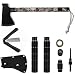 Yeacool Camping Hatchet Multitool,Portable Survival Axe Lightweight, Camp Ax with Sheath,Tactical Tomahawk Hammer,Survival Gear Kit for Hunting,Hiking and Emergency