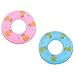 Produktbild 2 Stück Miniatur Aufblasbare Schwimmring / Schwimmreifen für 1/6 Blythe BJD Puppen Zubehör ( Pink & Blau )