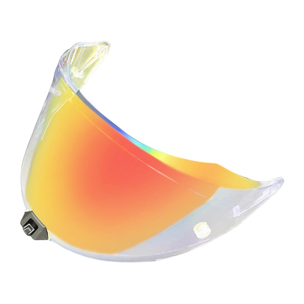 Visier für Motorradhelme Für KYT R2R,Motorrad Windschutz Helm Objektiv Visier,Integralhelm Visier UV-Beständig,Motorradhelm Visier Ersatz,A