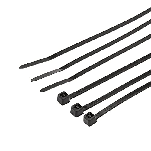 Amazon Basics Multi-Purpose Cable Ties - 4-Inch/100Mm, 200-Piece, Black #TOP2